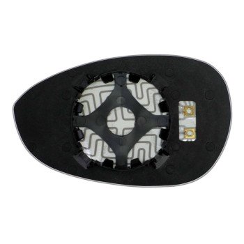 Зеркальный элемент FIAT Nuova 500 (07-12) правый асферический с обогревом