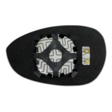 Зеркальный элемент FIAT 500 II (07- ) правый асферический с обогревом