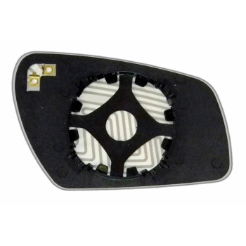 Елемент дзеркала заднього огляду FORD Fiesta V (05-08) лівий сферичний з обігрівом
