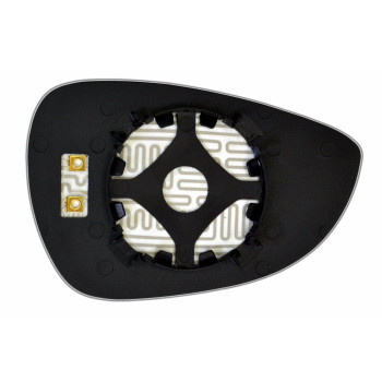 Елемент дзеркала заднього огляду FORD Fiesta VI (08-12) лівий асферичний з обігрівом