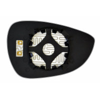 Дзеркальний елемент FORD Fiesta VI (08-12) лівий сферичний з обігрівом