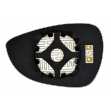 Дзеркальний елемент FORD Fiesta VI (08-12) правий сферичний з обігрівом