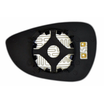 Елемент дзеркала заднього огляду FORD Fiesta VI (08-12) правий сферичний з обігрівом