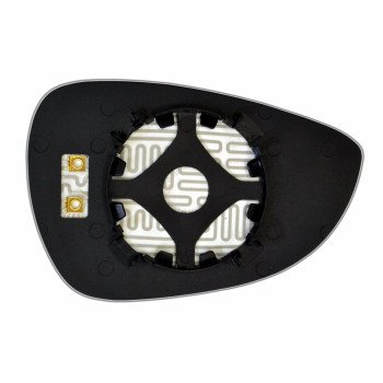 Зеркальный элемент FORD Fiesta VI (08-12) левый асферический с обогревом