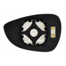 Зеркальный элемент FORD Fiesta VI (08-12) правый сферический с обогревом