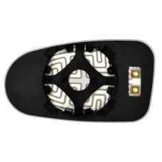 Дзеркальний елемент GEELY CK (07-09) правий асферичний з обігрівом