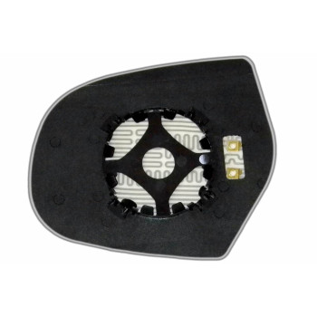 Елемент дзеркала заднього огляду GREAT WALL Hover (06-10) правий сферичний з обігрівом