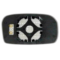 Дзеркальний елемент HONDA Civic VII HB (01-05) лівий асферичний з обігрівом