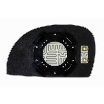 Елемент дзеркала заднього огляду HYUNDAI Accent II (05-12) правий асферичний з обігрівом