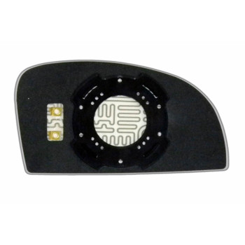 Елемент дзеркала заднього огляду HYUNDAI Getz (02-11) лівий сферичний з обігрівом