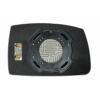 Дзеркальний елемент HYUNDAI Coupe II (07-09) лівий асферичний з обігрівом