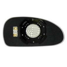 Дзеркальний елемент HYUNDAI Coupe I (96-02) лівий асферичний з обігрівом