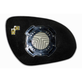 Елемент дзеркала заднього огляду HYUNDAI Elantra IV (08-10) лівий сферичний з обігрівом