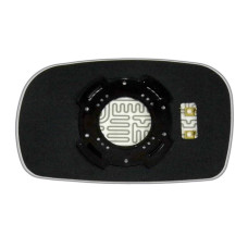 Дзеркальний елемент HYUNDAI S-Coupe (91-96) правий асферичний з обігрівом