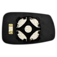 Зеркальный элемент HYUNDAI Sonata VI (10-14) левый асферический с обогревом