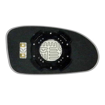 Елемент дзеркала заднього огляду HYUNDAI Sonata III (96-98) лівий асферичний з обігрівом