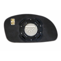 Зеркальный элемент HYUNDAI Lantra (96-99) левый асферический с обогревом