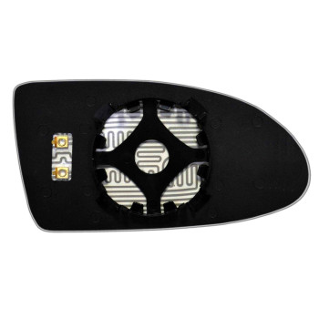 Елемент дзеркала заднього огляду HYUNDAI Verna III (06-09) лівий асферичний з обігрівом