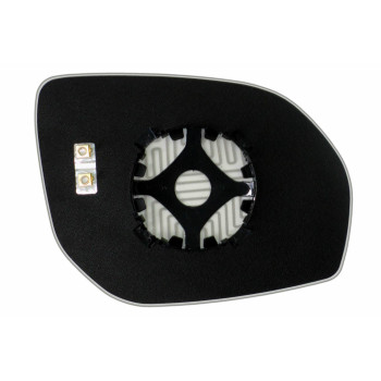 Елемент дзеркала заднього огляду HYUNDAI Maxcruz (13- ) лівий асферичний з обігрівом