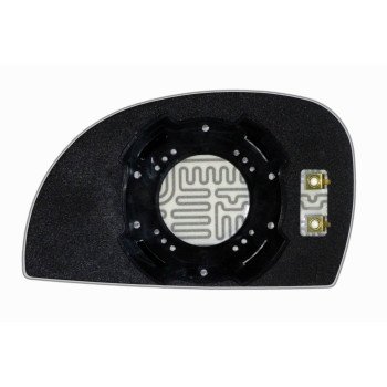 Зеркальный элемент HYUNDAI Accent II (05-12) правый сферический с обогревом