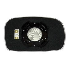 Дзеркальний елемент HYUNDAI S-Coupe (91-96) лівий асферичний з обігрівом