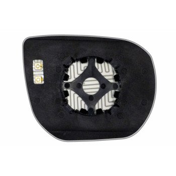 Елемент дзеркала заднього огляду HYUNDAI Santa FE III (12- ) лівий сферичний з обігрівом