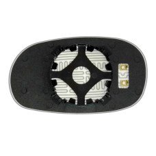 Зеркальный элемент HYUNDAI Sonata II (94-96) правый асферический с обогревом