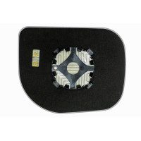 Дзеркальний елемент INFINITI QX II (04-07) лівий сферичний з обігрівом