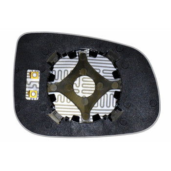 Елемент дзеркала заднього огляду JAGUAR X-Type (09- ) лівий сферичний з обігрівом