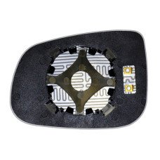 Зеркальный элемент JAGUAR X-Type (09- ) правый асферический с обогревом