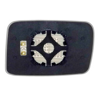 Зеркальный элемент JEEP Commander (05-10) левый асферический с обогревом