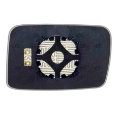 Зеркальный элемент JEEP Commander (05-10) левый асферический с обогревом