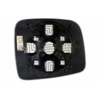 Зеркальный элемент JEEP Liberty I (01-07) левый сферический с обогревом