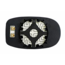 Дзеркальний елемент MASERATI Quattroporte (03-08) лівий асферичний голубий з обігрівом