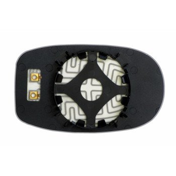 Елемент дзеркала заднього огляду MASERATI Quattroporte (03-08) лівий асферичний голубий з обігрівом