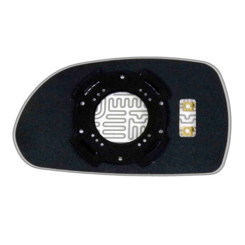 Елемент дзеркала заднього огляду KIA Elantra (01-11) правий асферичний з обігрівом