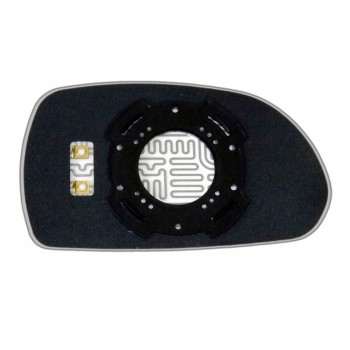 Елемент дзеркала заднього огляду KIA Elantra (01-11) лівий плоский з обігрівом