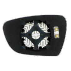 Зеркальный элемент KIA Cerato III (13- ) правый асферический с обогревом