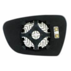 Зеркальный элемент KIA Cerato III (13- ) правый сферический с обогревом