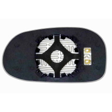 Зеркальный элемент KIA Credos (96-98) правый асферический с обогревом