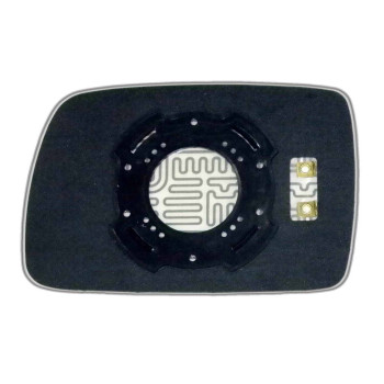 Елемент дзеркала заднього огляду KIA Picanto I (04-07) правий асферичний з обігрівом