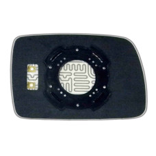 Дзеркальний елемент KIA Picanto I (04-07) лівий асферичний з обігрівом