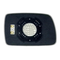 Дзеркальний елемент KIA Picanto I (04-07) лівий сферичний з обігрівом