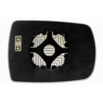 Елемент дзеркала заднього огляду KIA Carnival II (06- ) лівий асферичний з обігрівом