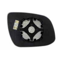 Дзеркальний елемент KIA Ceed I (10-12) лівий асферичний голубий з обігрівом