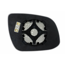 Зеркальный элемент KIA Ceed I (10-12) левый сферический голубой с обогревом