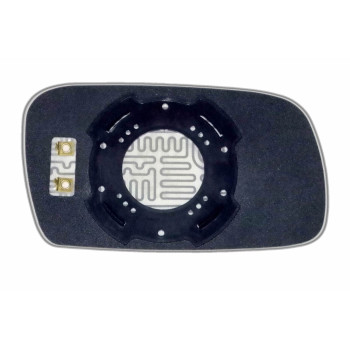 Елемент дзеркала заднього огляду KIA Sephia I (93-99) лівий сферичний з обігрівом