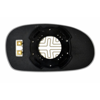 Елемент дзеркала заднього огляду KIA Sephia II (98-04) лівий сферичний з обігрівом