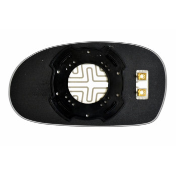 Елемент дзеркала заднього огляду KIA Sephia II (98-04) правий сферичний з обігрівом