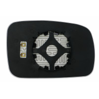 Дзеркальний елемент KIA Sorento I (02-06) лівий сферичний з обігрівом